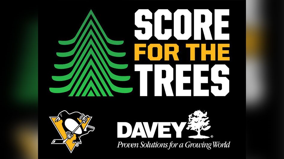 Penguins and Davey Tree team up to plant trees