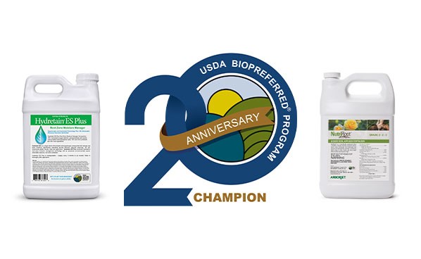 Arborjet and Ecologel are recognized as BioPreferred Champions