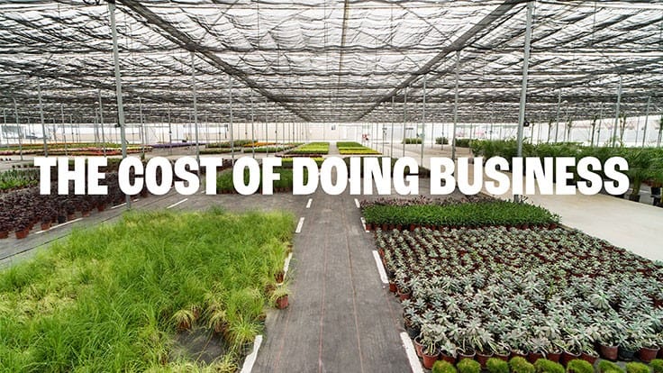 The cost of doing business