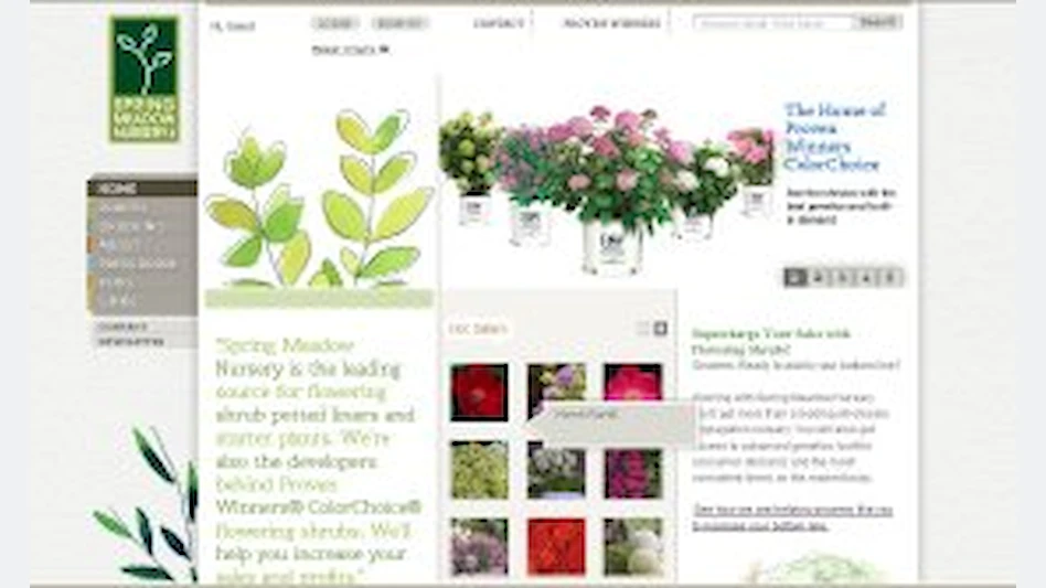 Spring Meadow Nursery unveils new website, catalog Nursery Management