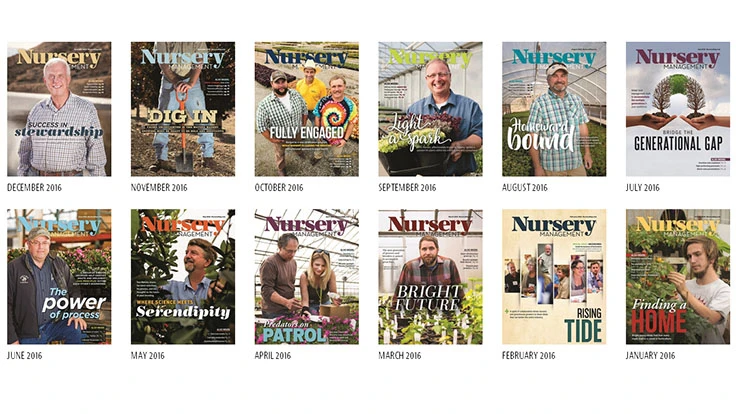 Twelve magazine covers