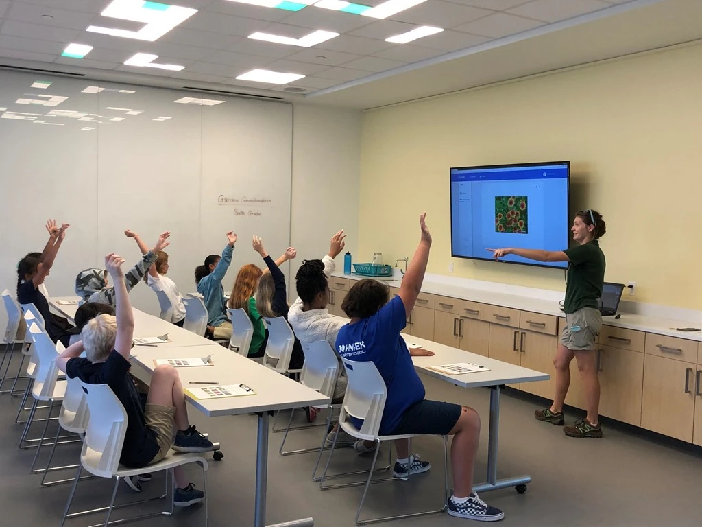 Oliva Dias teaches a new generation the joys of horticulture.