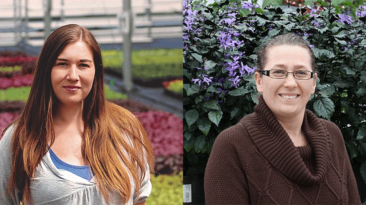 Rebecca Orr (left) and Chris Park (right).