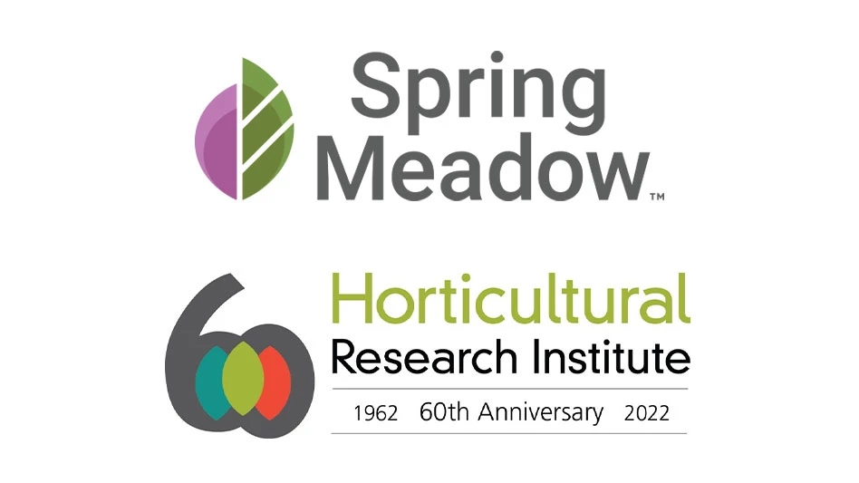 Logos courtesy of Spring Meadow Nursery and HRI