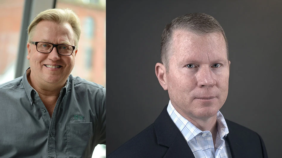 Greg Johnson (left), Damian Eldred (right)