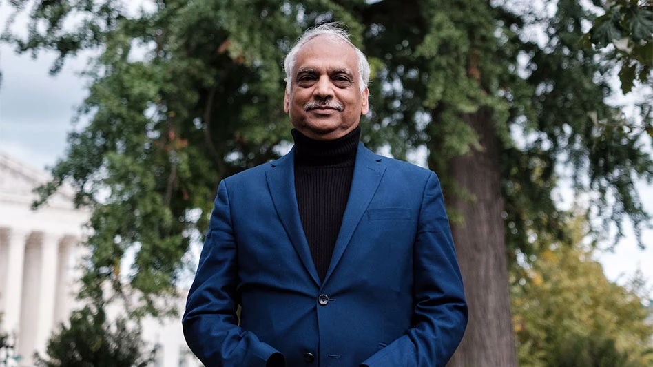 Aruni Bhatnagar in Washington on Oct. 16, 2023. Bhatnagar is the lead researcher on a multimillion-dollar initiative focused on finding the link between trees and human health.