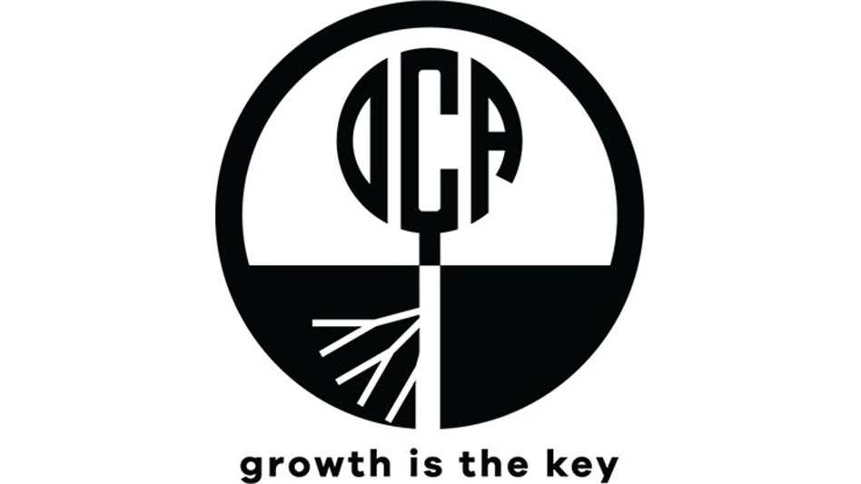 black and white logo for DCA outdoor