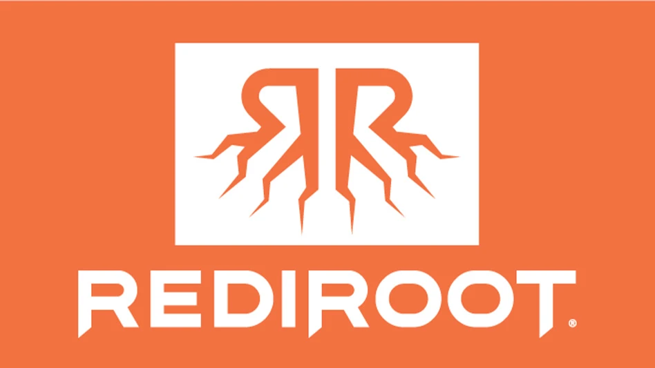 RediRoot logo with white text on an orange background.
