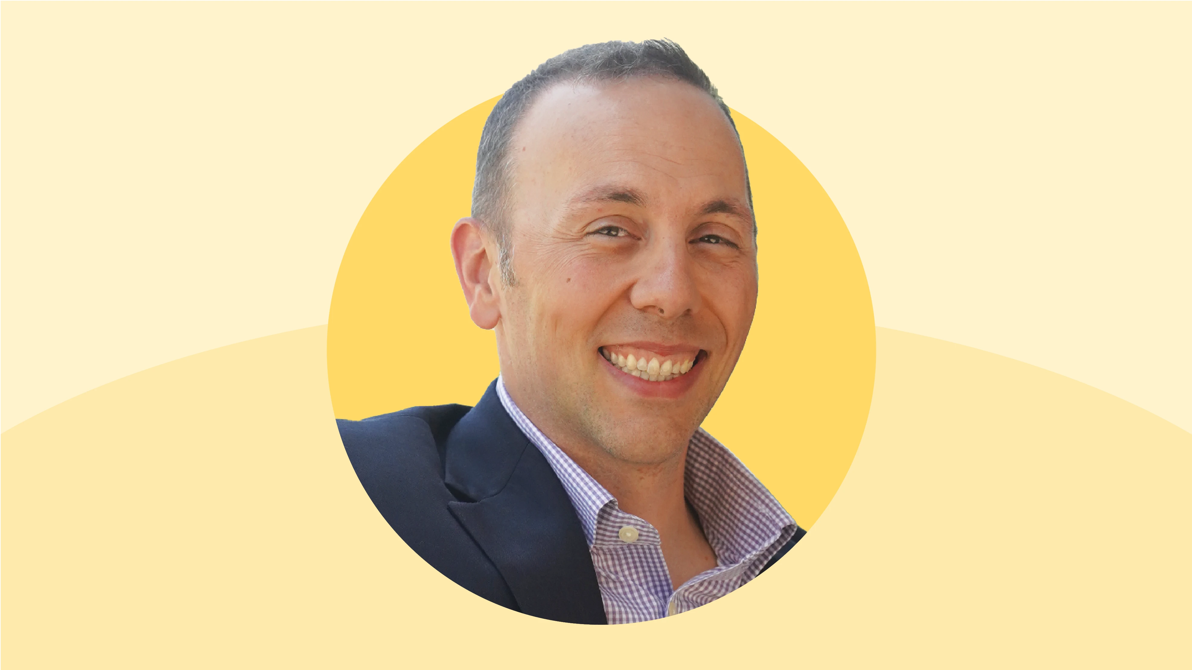 A headshot of Editor Matt McClellan with a yellow background.