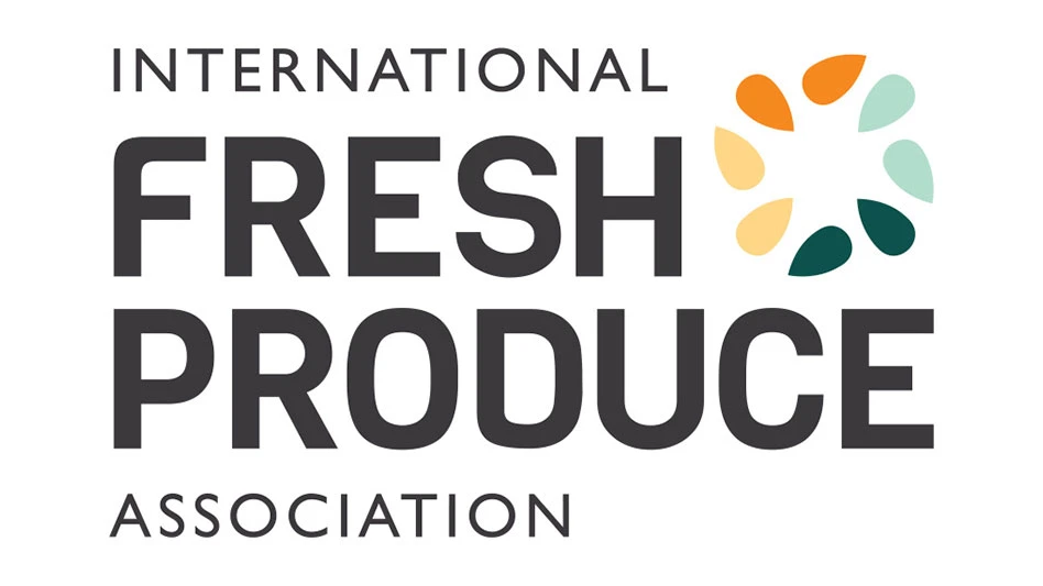 The International Fresh Produce Association logo with black text on a white background.