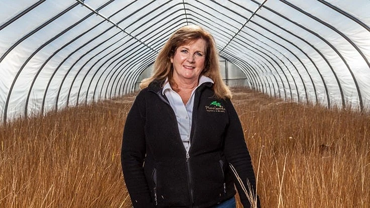 Suzanne Knezick, president of Pineland Nursery