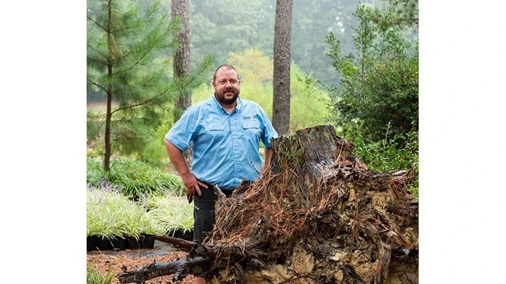 Kevin Cagle, third-generation co-owner of Greenthumb Nursery.